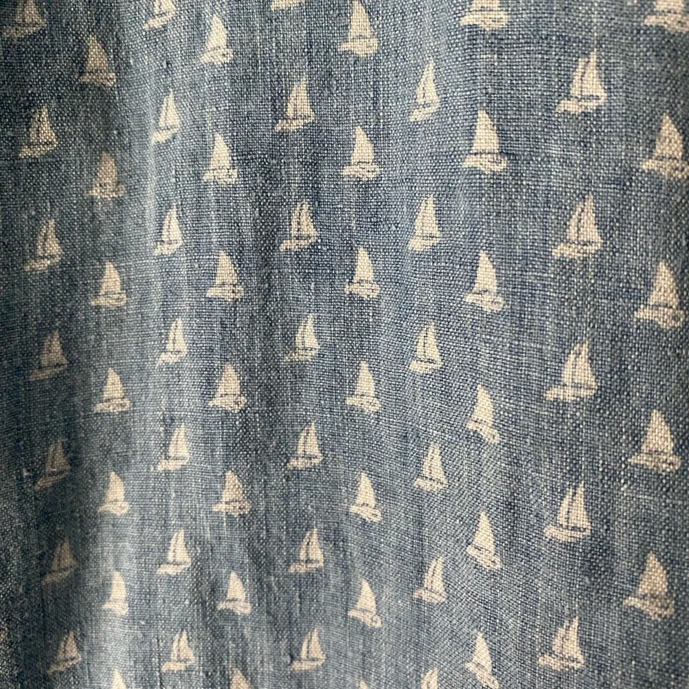 Ralph Lauren Linen Sailboat Button Down